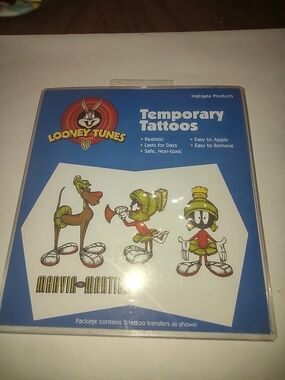 Warner Bros. Looney Tunes  Temporary Tattoos Vintage
